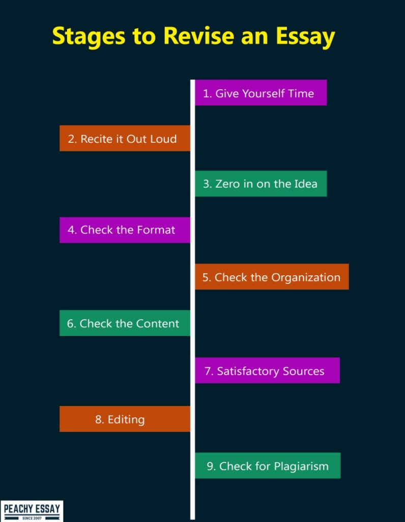 stages to revise an essay